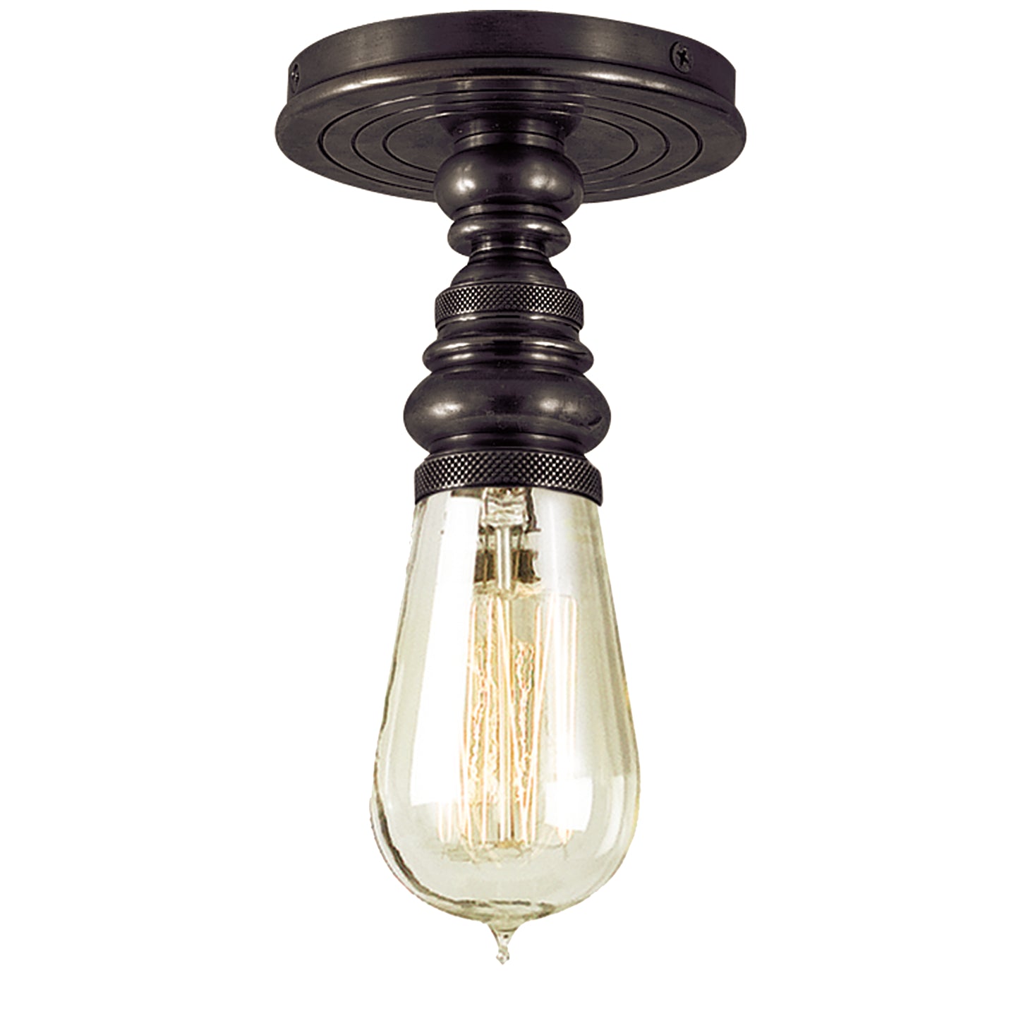 Visual Comfort Signature Canada - SL 5001BZ - One Light Flush Mount - Boston - Bronze