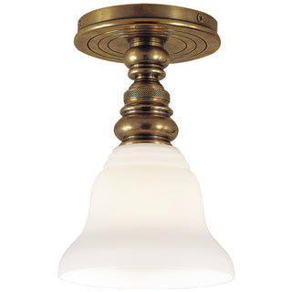 Visual Comfort Signature Canada - SL 5001HAB/SLEG-WG - One Light Flush Mount - Boston - Hand-Rubbed Antique Brass