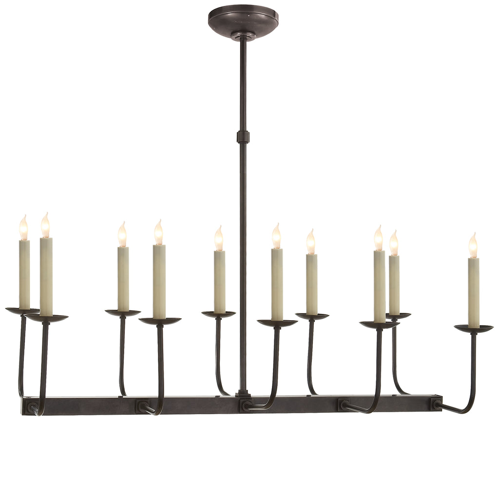 Visual Comfort Signature Canada - SL 5863BZ - Ten Light Chandelier - Linear Branched - Bronze