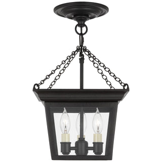 Semi Flush Cornice Three Light Semi-Flush Mount