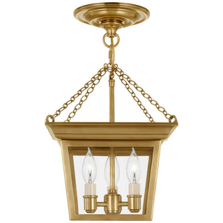Semi Flush Cornice Three Light Semi-Flush Mount
