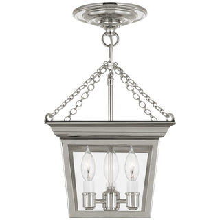 Semi Flush Cornice Three Light Semi-Flush Mount