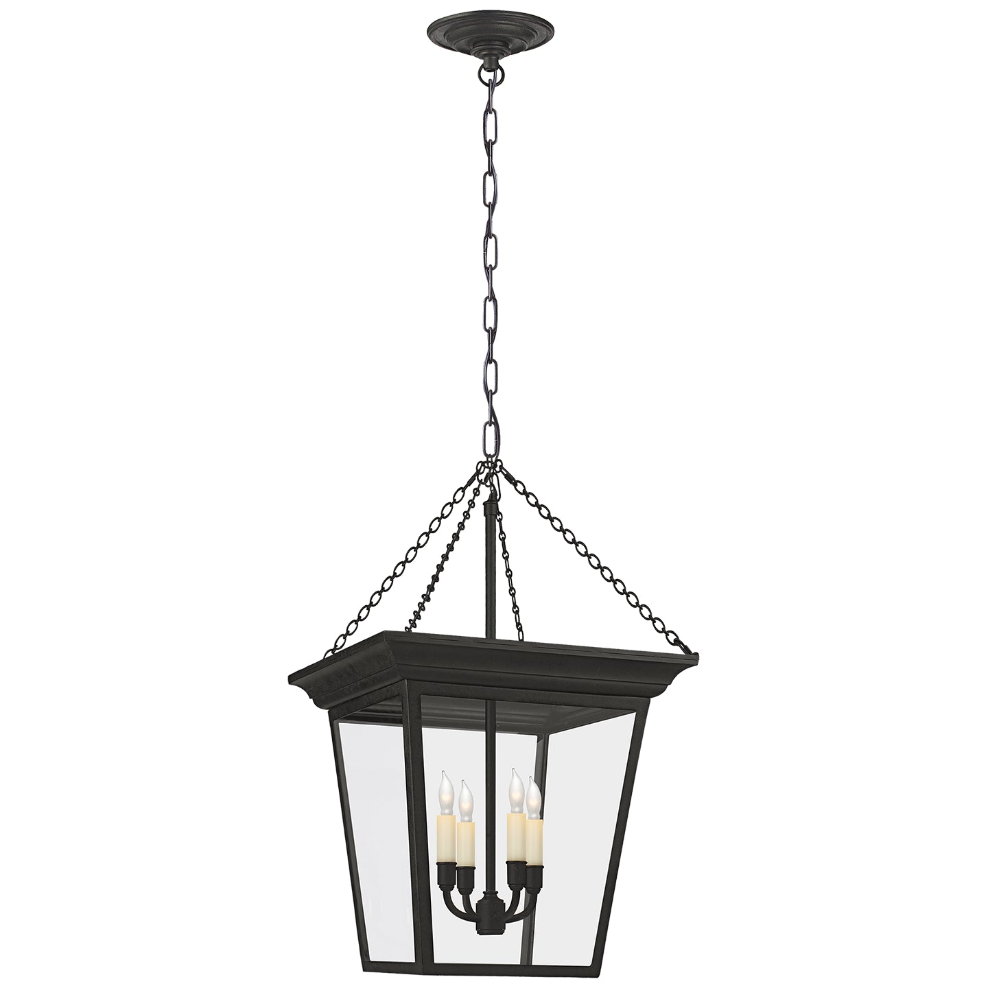 Visual Comfort Signature Canada - SL 5871BR - Four Light Lantern - Cornice - Blackened Rust