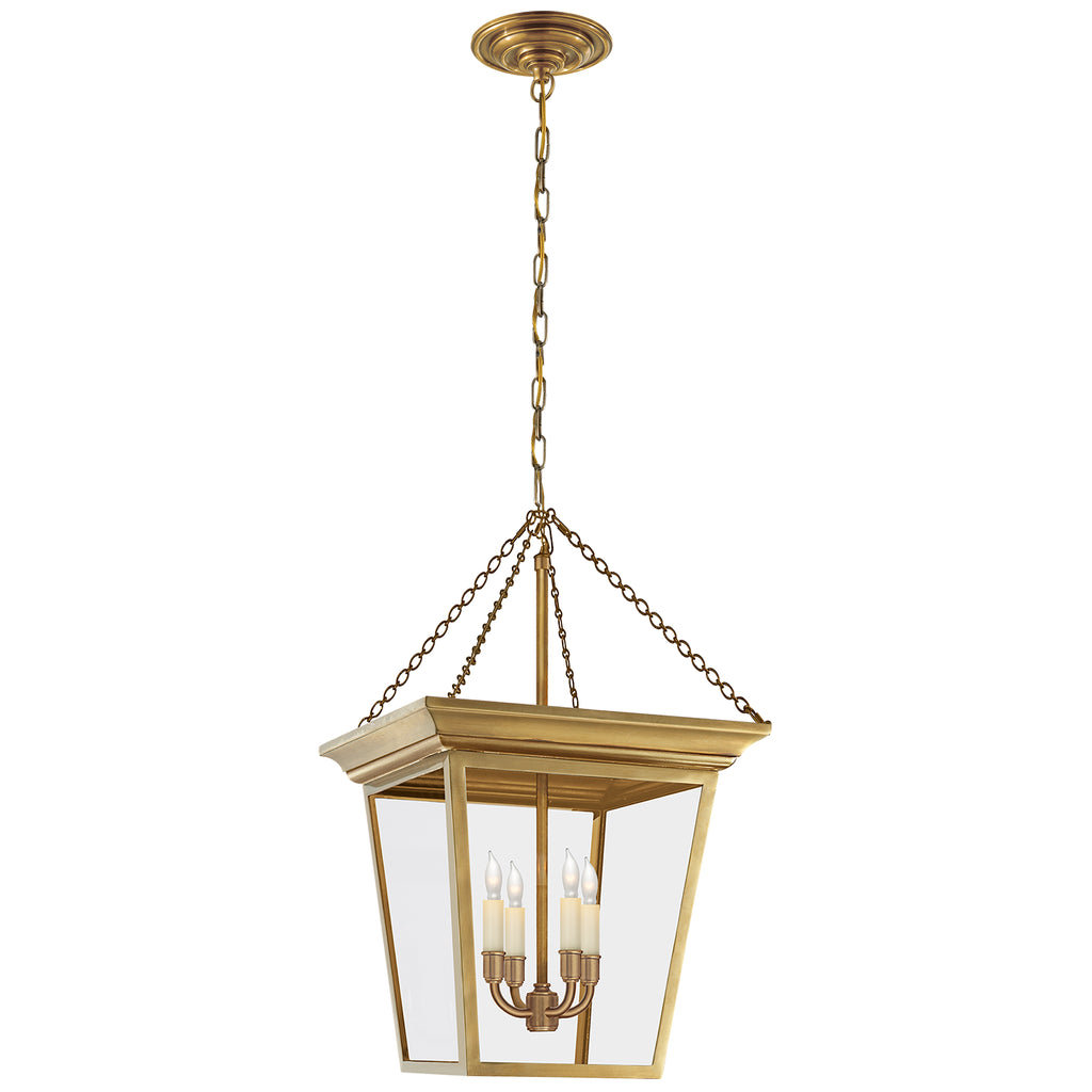 Visual Comfort Signature Canada - SL 5871HAB - Four Light Lantern - Cornice - Hand-Rubbed Antique Brass