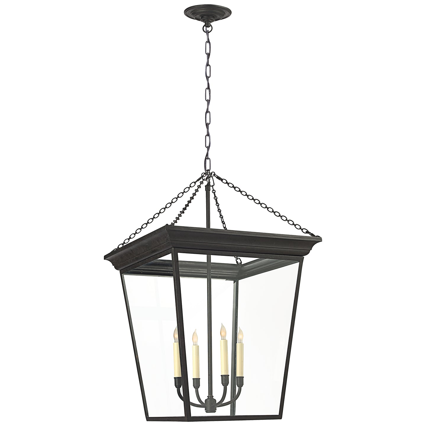 Visual Comfort Signature Canada - SL 5872BR - Four Light Lantern - Cornice - Blackened Rust