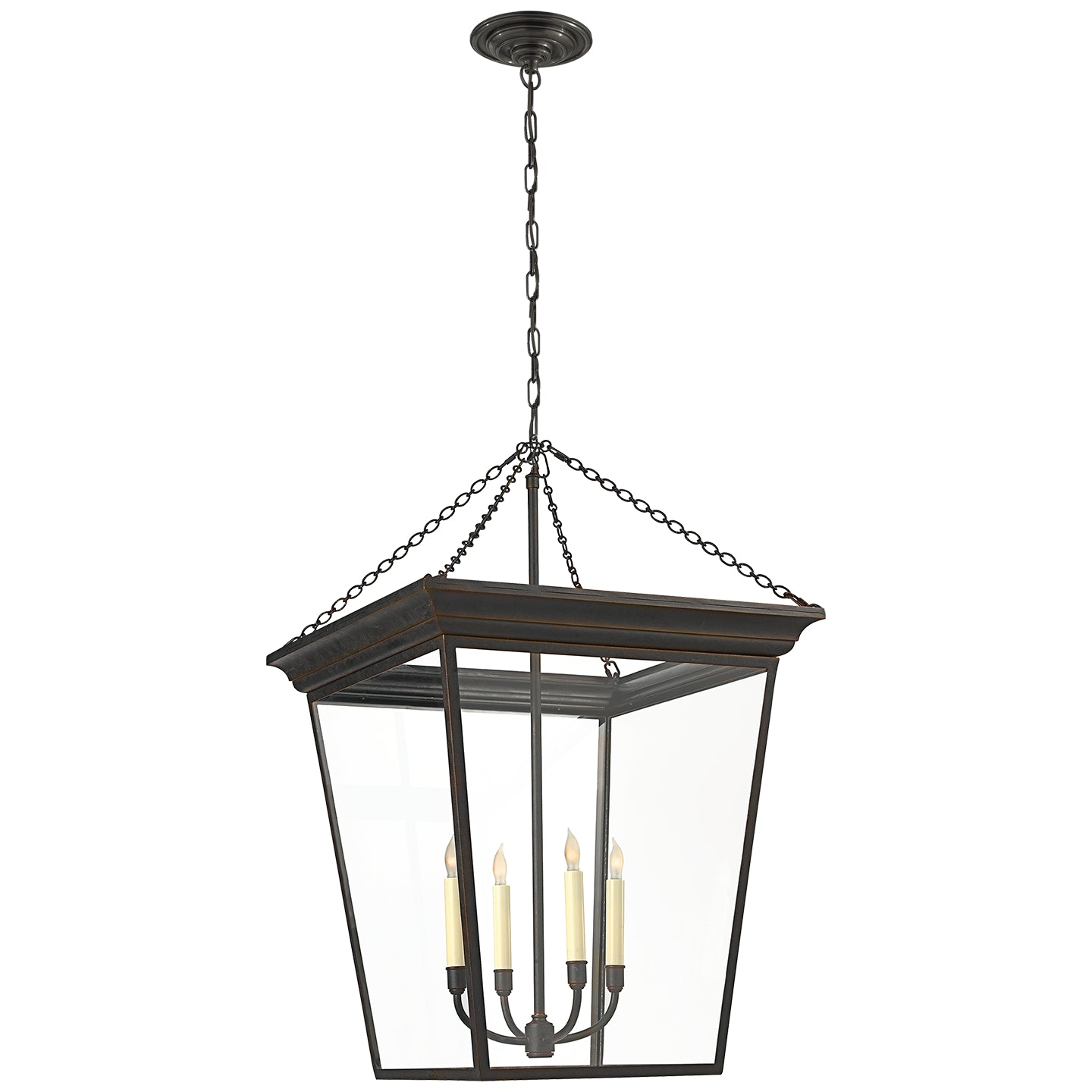 Visual Comfort Signature Canada - SL 5872BZ - Four Light Lantern - Cornice - Bronze