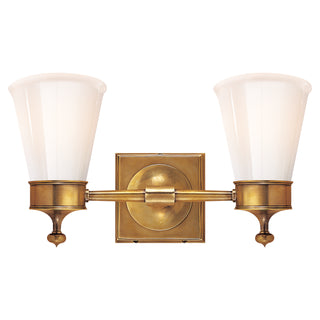 Visual Comfort Signature Canada - SS 2002HAB-WG - Two Light Wall Sconce - Siena - Hand-Rubbed Antique Brass