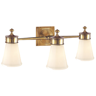 Visual Comfort Signature Canada - SS 2003HAB-WG - Three Light Wall Sconce - Siena - Hand-Rubbed Antique Brass