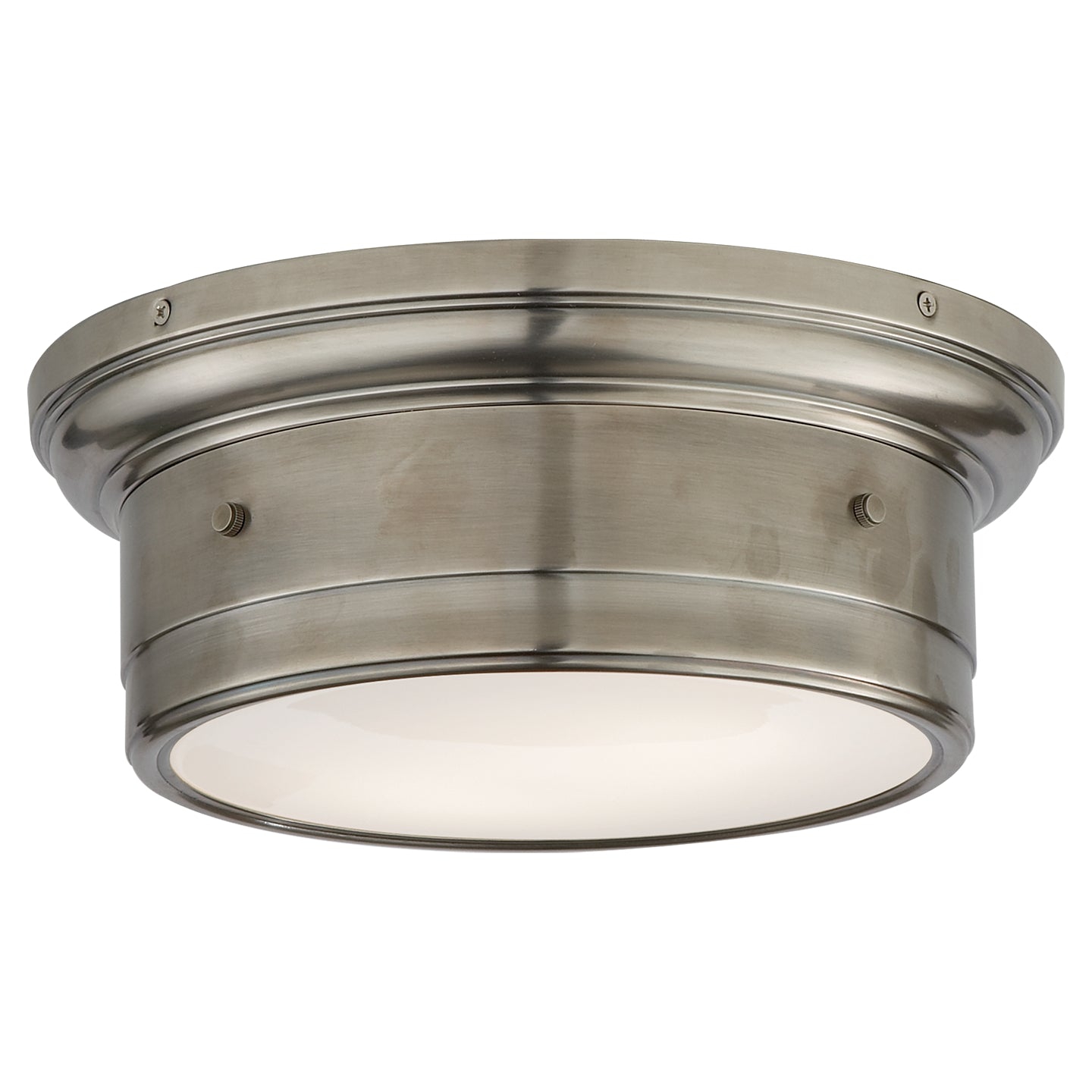 Visual Comfort Signature Canada - SS 4015AN-WG - Two Light Flush Mount - Siena2 - Antique Nickel