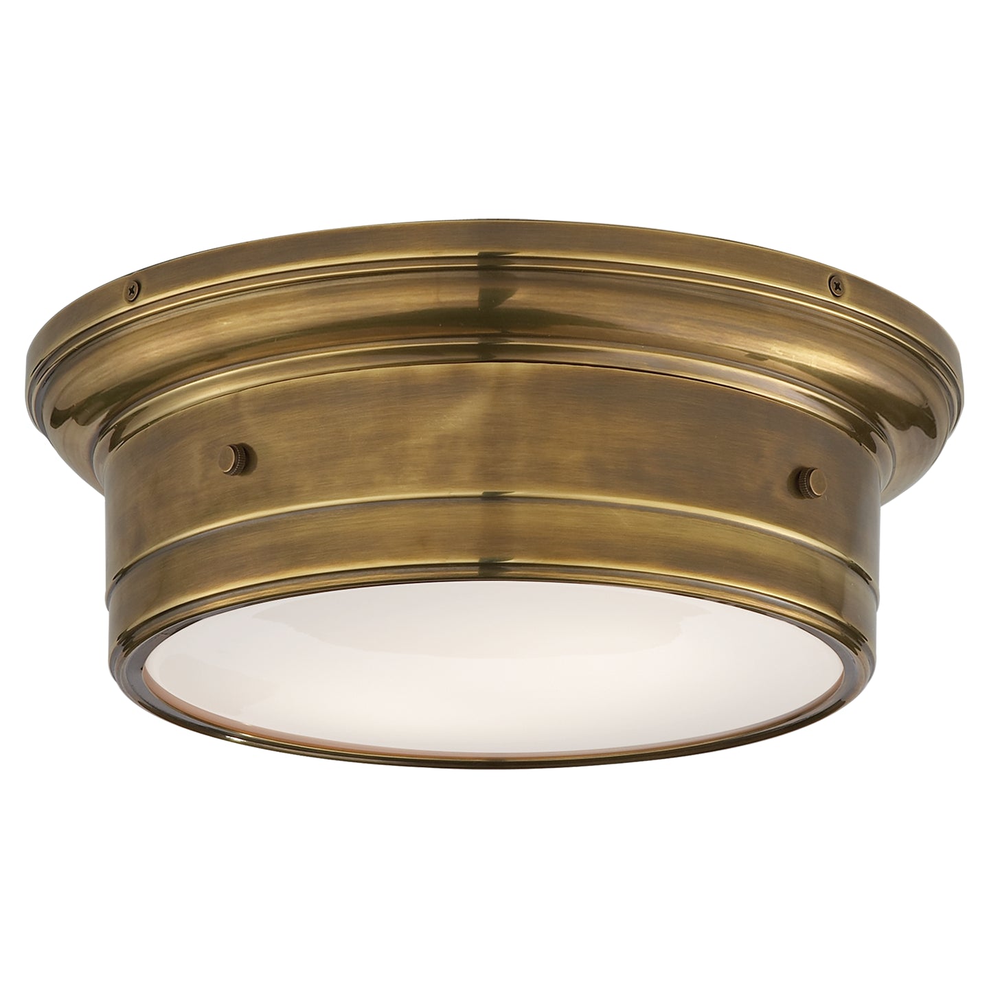 Visual Comfort Signature Canada - SS 4015HAB-WG - Two Light Flush Mount - Siena2 - Hand-Rubbed Antique Brass