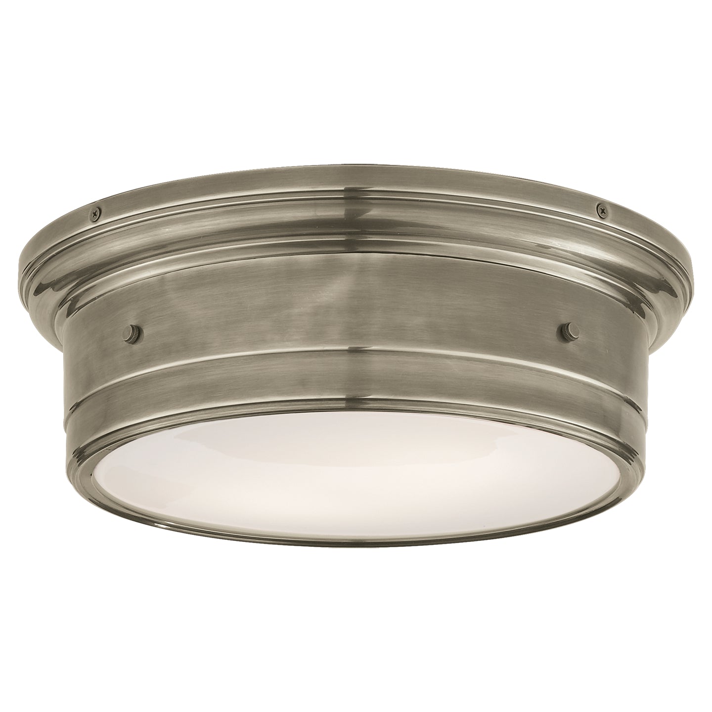 Visual Comfort Signature Canada - SS 4016AN-WG - Two Light Flush Mount - Siena2 - Antique Nickel