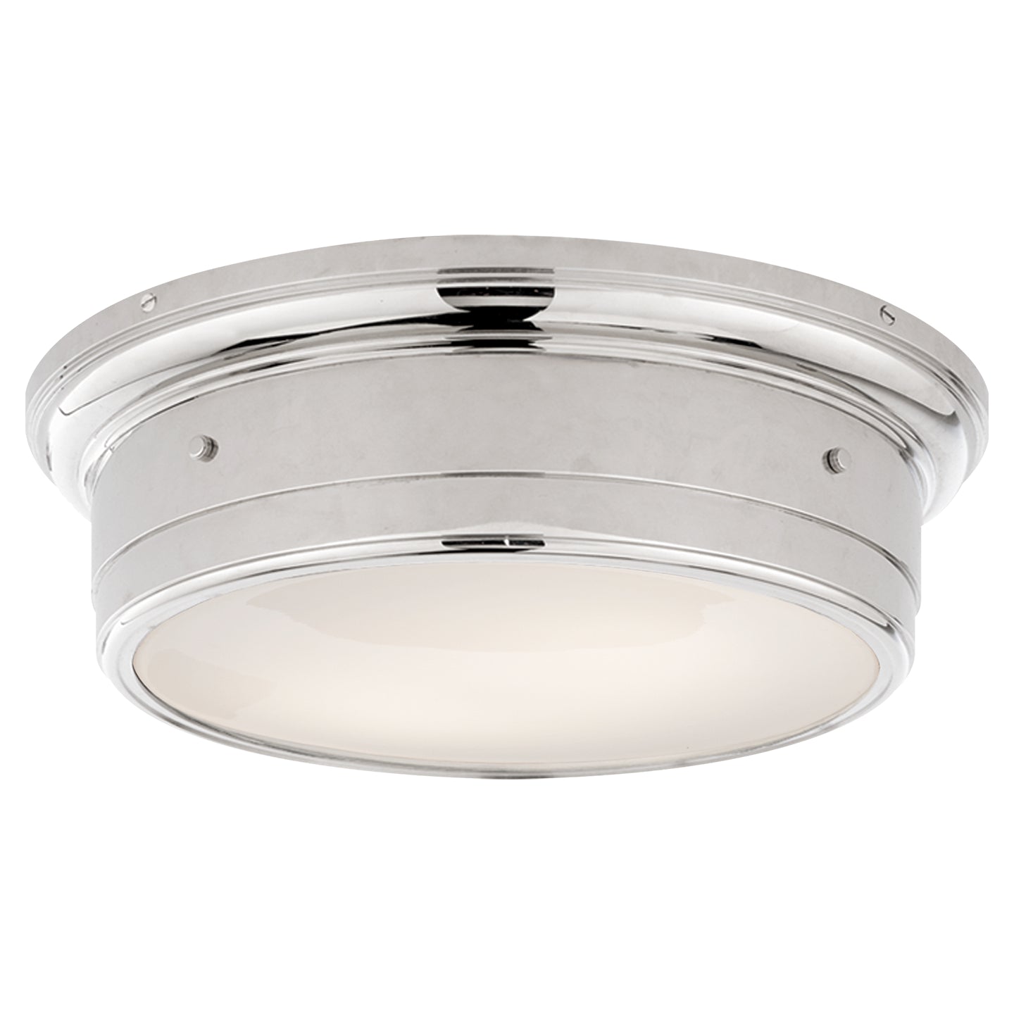 Visual Comfort Signature Canada - SS 4016PN-WG - Two Light Flush Mount - Siena2 - Polished Nickel