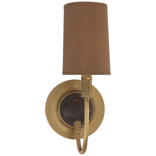 Visual Comfort Signature Canada - TOB 2067HAB/CHC-FS - One Light Wall Sconce - Elkins - Antique Brass with Chocolate