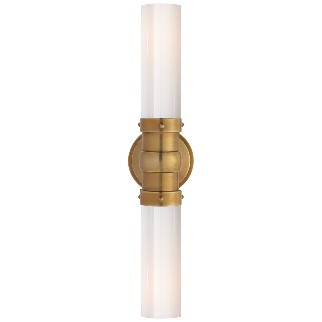 Visual Comfort Signature Canada - TOB 2186HAB-WG - Two Light Bath Sconce - Graydon Bath Light - Hand-Rubbed Antique Brass