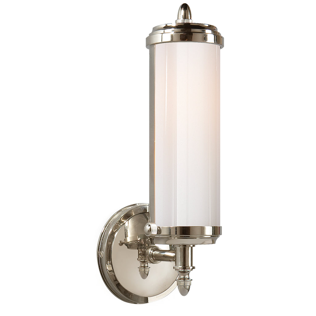Visual Comfort Signature Canada - TOB 2206PN-WG - One Light Bath Sconce - Merchant - Polished Nickel
