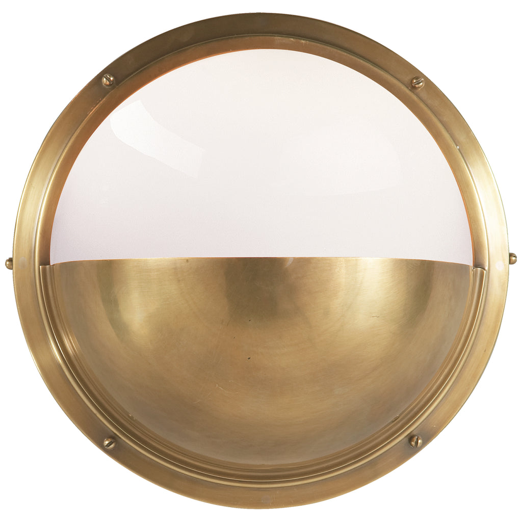 Visual Comfort Signature Canada - TOB 2208HAB-WG - One Light Wall Sconce - Pelham - Hand-Rubbed Antique Brass