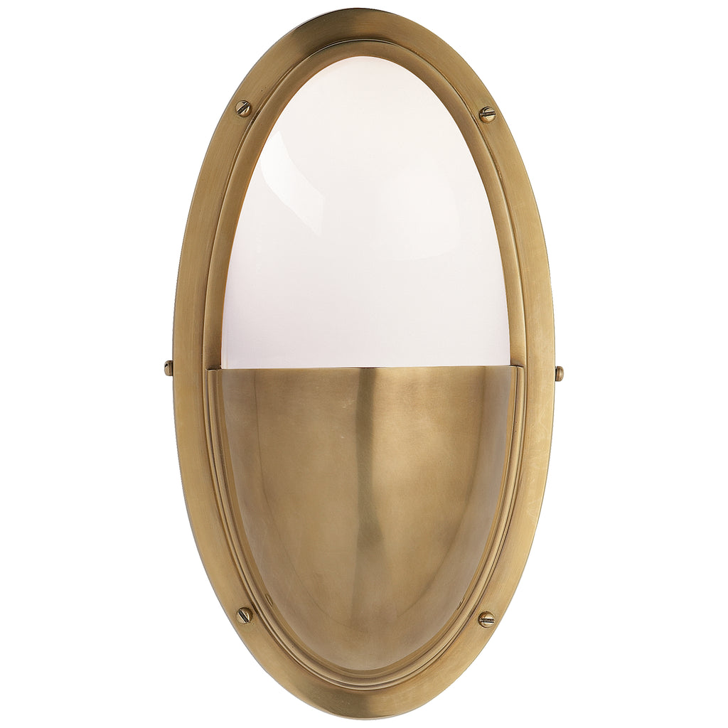 Visual Comfort Signature Canada - TOB 2209HAB-WG - One Light Wall Sconce - Pelham - Hand-Rubbed Antique Brass