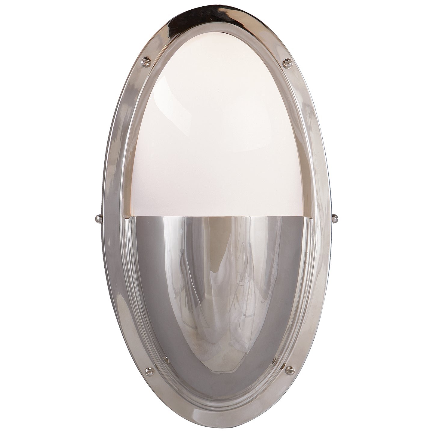 Visual Comfort Signature Canada - TOB 2209PN-WG - One Light Wall Sconce - Pelham - Polished Nickel
