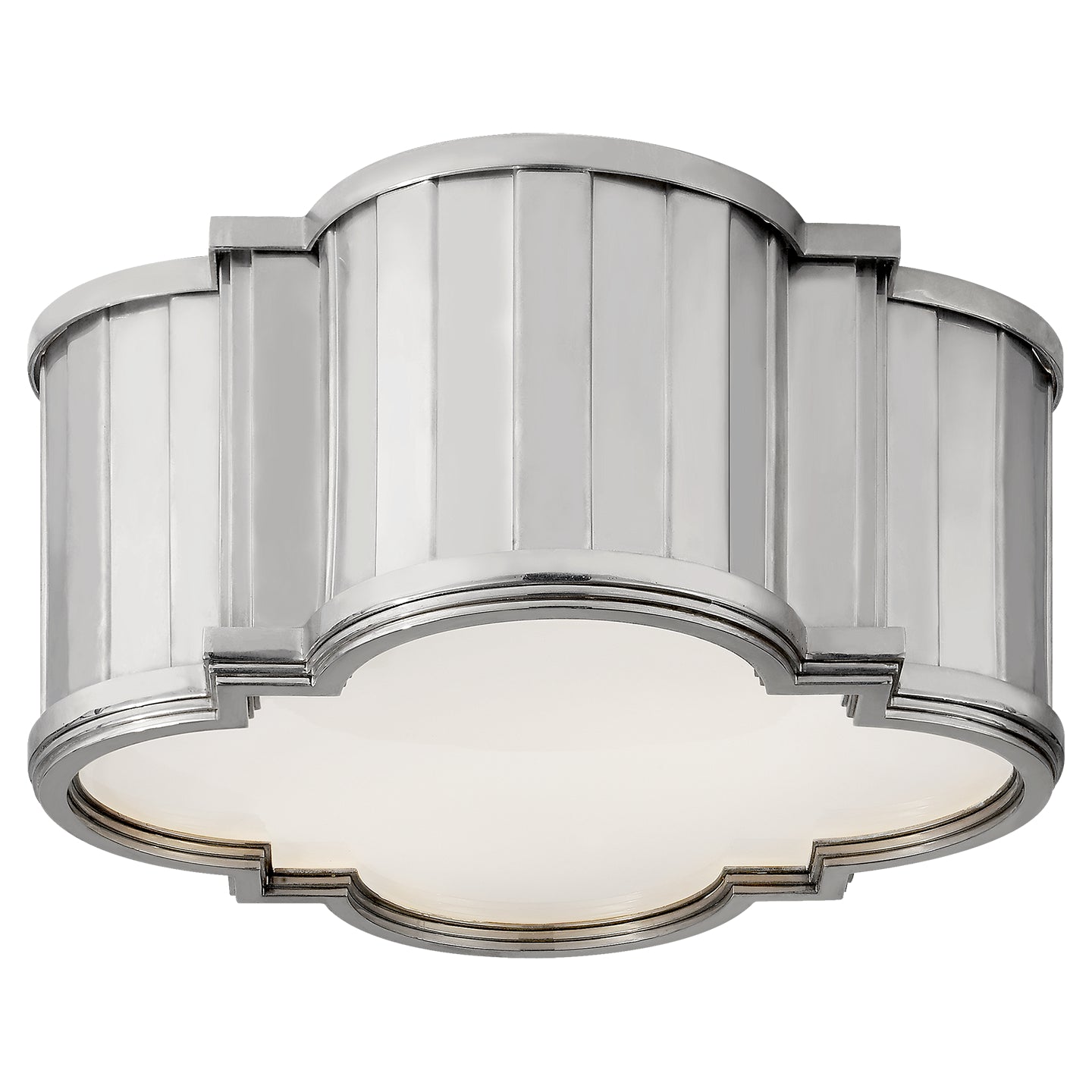 Visual Comfort Signature Canada - TOB 4130PN-WG - Two Light Flush Mount - Tilden - Polished Nickel