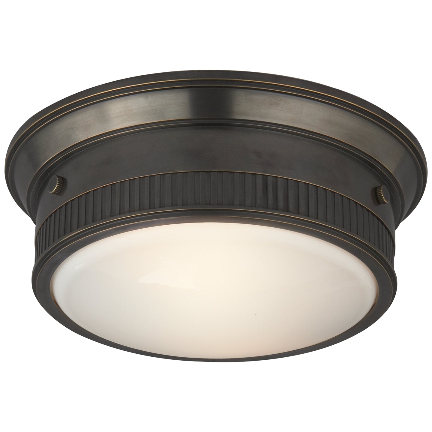 Visual Comfort Signature Canada - TOB 4203BZ - Two Light Flush Mount - Calliope Bath - Bronze
