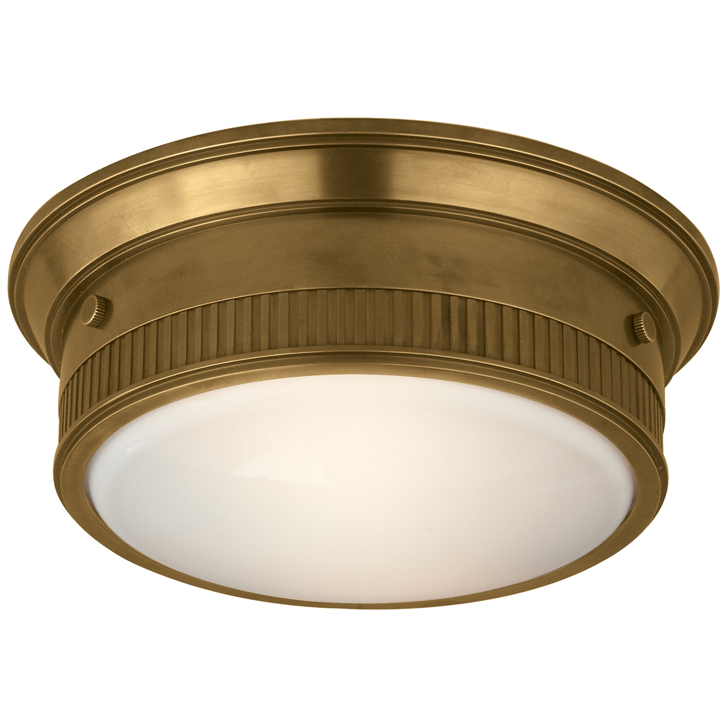 Visual Comfort Signature Canada - TOB 4203HAB - Two Light Flush Mount - Calliope Bath - Hand-Rubbed Antique Brass