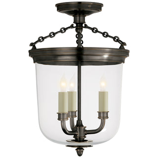 Merchant Three Light Semi-Flush Mount