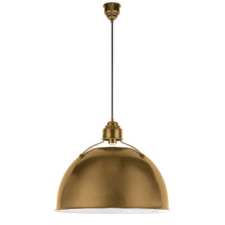 Visual Comfort Signature Canada - TOB 5000HAB - One Light Pendant - Eugene - Hand-Rubbed Antique Brass