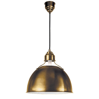 Visual Comfort Signature Canada - TOB 5013HAB - One Light Pendant - Eugene - Hand-Rubbed Antique Brass
