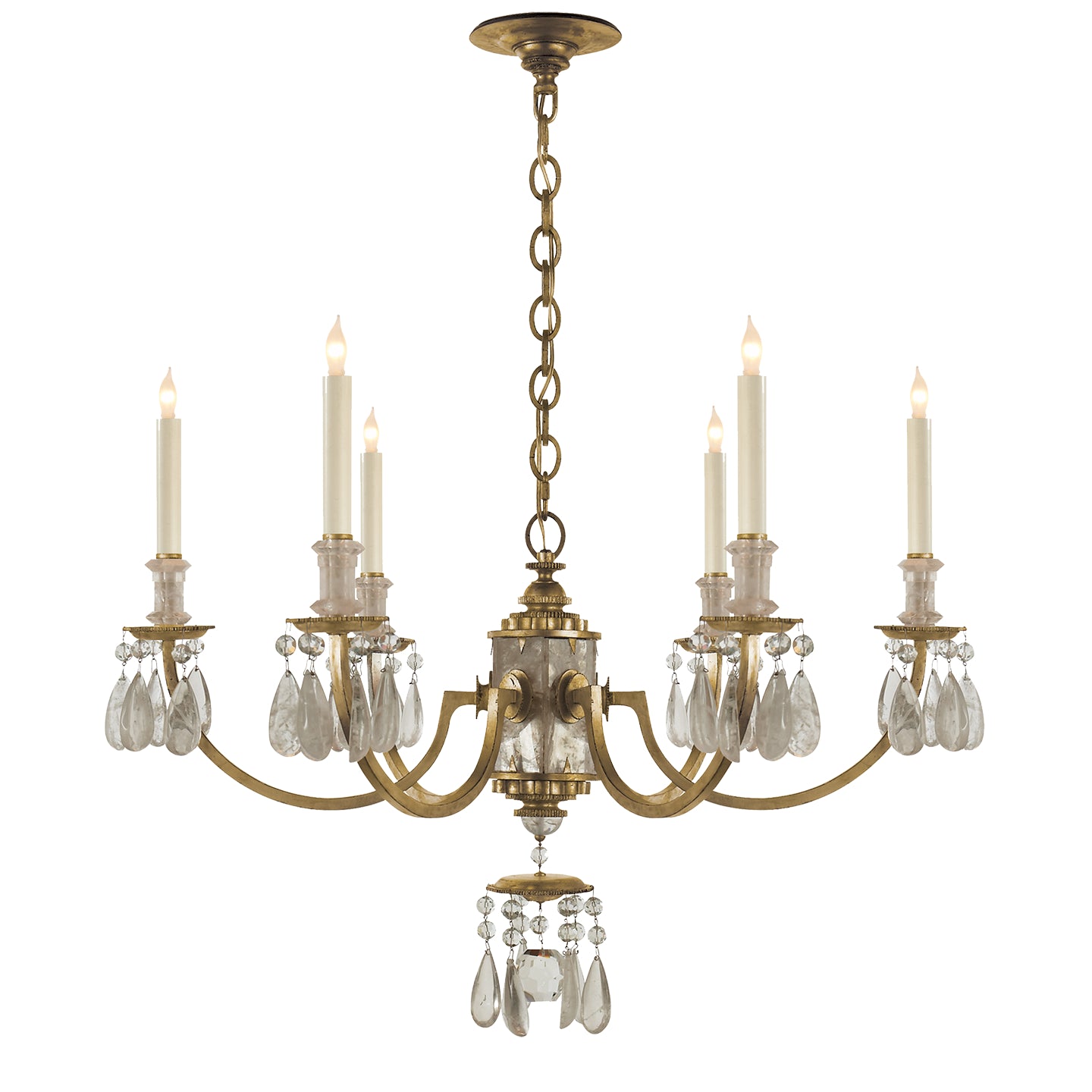 Visual Comfort Signature Canada - TOB 5036GI - Six Light Chandelier - Elizabeth - Gilded Iron
