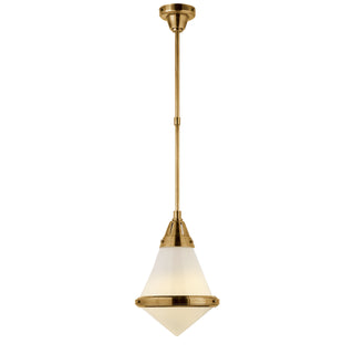 Visual Comfort Signature Canada - TOB 5155HAB-WG - One Light Pendant - Gale - Hand-Rubbed Antique Brass