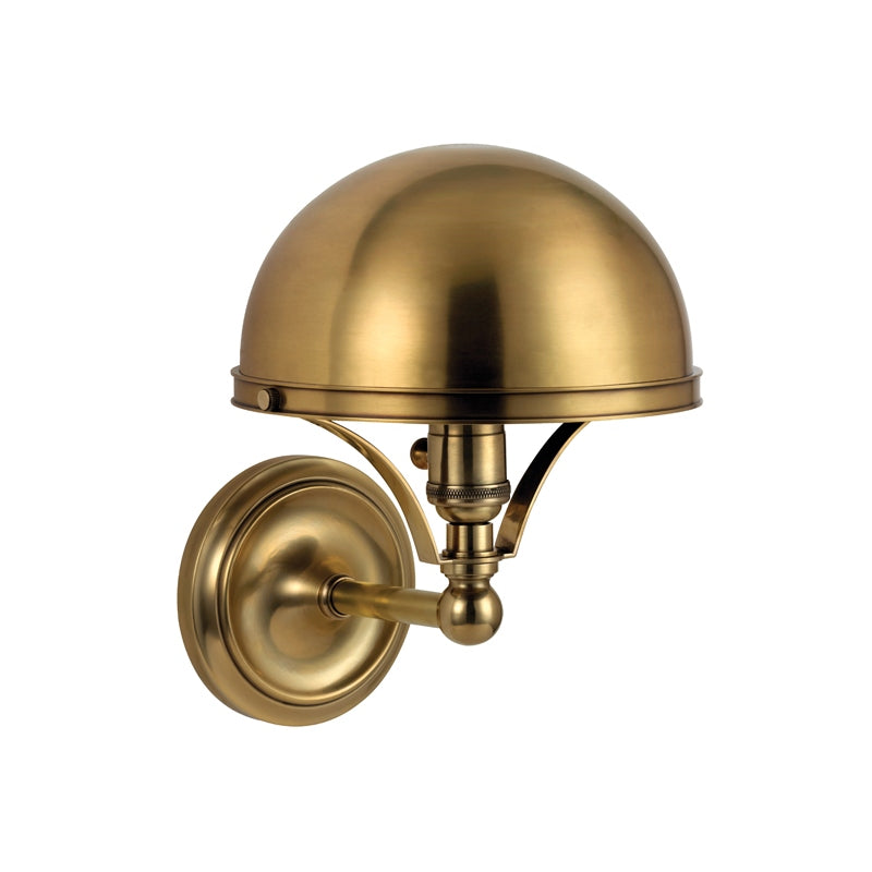 Hudson Valley Canada - 521-AGB - One Light Wall Sconce - Covington - Aged Brass
