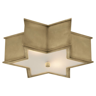 Visual Comfort Signature Canada - AH 4017NB-FG - Three Light Flush Mount - Sophia - Natural Brass