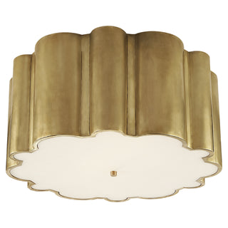 Visual Comfort Signature Canada - AH 4021NB-FG - Four Light Flush Mount - Markos - Natural Brass