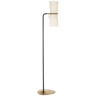 Visual Comfort Signature Canada - ARN 1003BLK-L - Two Light Floor Lamp - Clarkson - Black and Brass