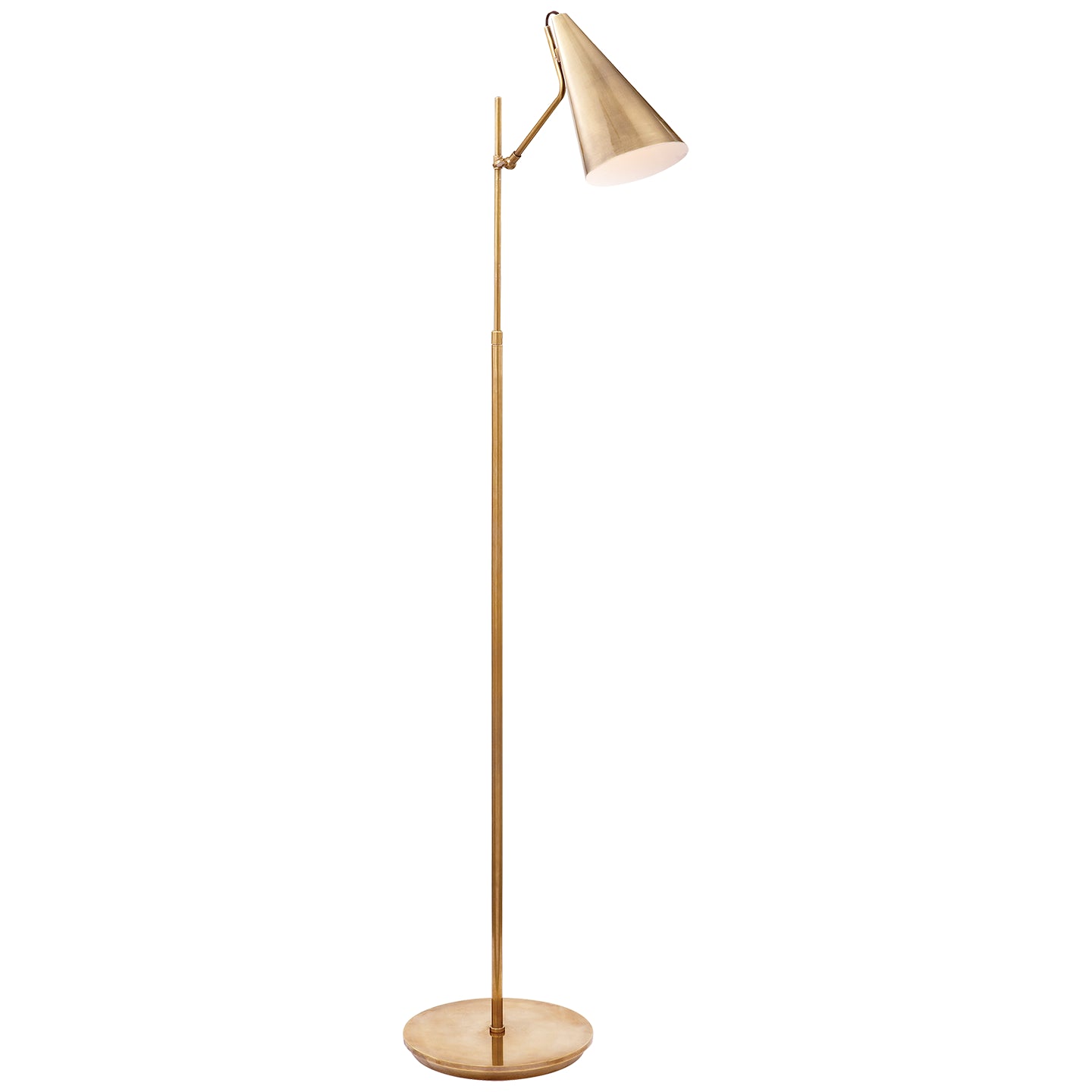 Visual Comfort Signature Canada - ARN 1010HAB-HAB - One Light Floor Lamp - Clemente - Hand-Rubbed Antique Brass