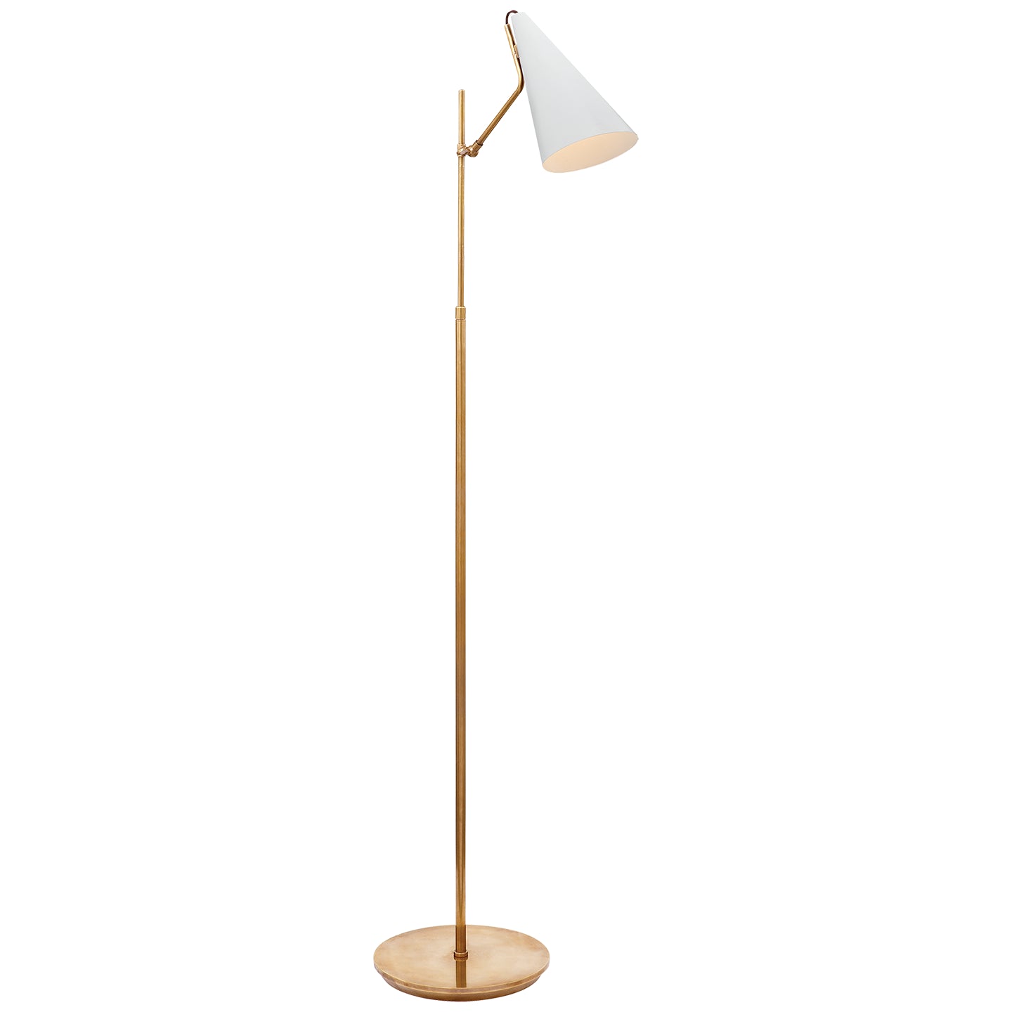 Visual Comfort Signature Canada - ARN 1010HAB-WHT - One Light Floor Lamp - Clemente - Plaster White