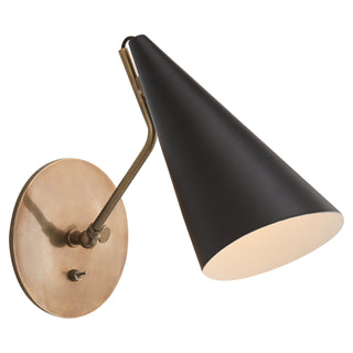 Visual Comfort Signature Canada - ARN 2024HAB-BLK - One Light Wall Sconce - Clemente - Black and Brass