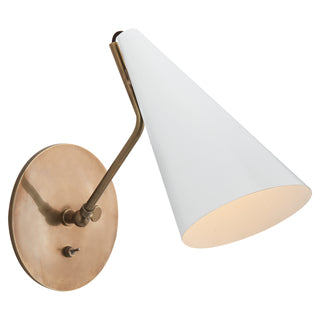 Visual Comfort Signature Canada - ARN 2024HAB-WHT - One Light Wall Sconce - Clemente - Plaster White