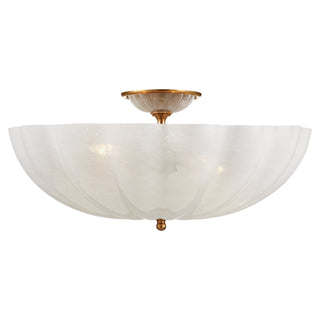 Visual Comfort Signature Canada - ARN 4001HAB-WG - Four Light Semi Flush Mount - Rosehill - Hand-Rubbed Antique Brass