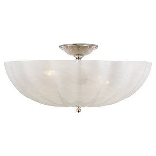 Visual Comfort Signature Canada - ARN 4001PN-WG - Four Light Semi Flush Mount - Rosehill - Polished Nickel