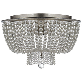 Visual Comfort Signature Canada - ARN 4102BSL-CG - Four Light Flush Mount - Jacqueline - Burnished Silver Leaf