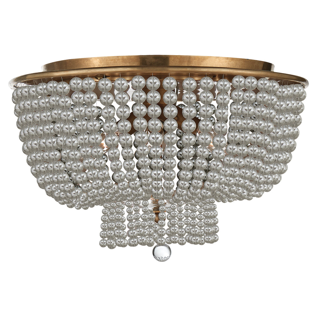 Visual Comfort Signature Canada - ARN 4102HAB-CG - Four Light Flush Mount - Jacqueline - Hand-Rubbed Antique Brass