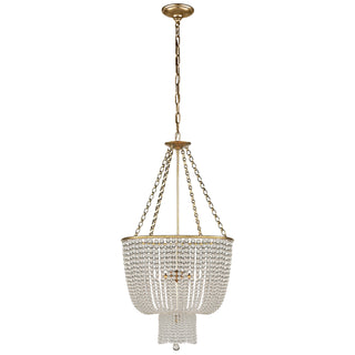 Visual Comfort Signature Canada - ARN 5102HAB-CG - Four Light Chandelier - Jacqueline - Hand-Rubbed Antique Brass