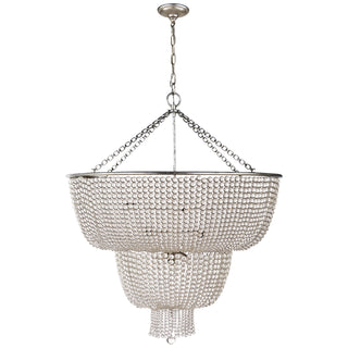 Visual Comfort Signature Canada - ARN 5104BSL-CG - 12 Light Chandelier - Jacqueline - Burnished Silver Leaf