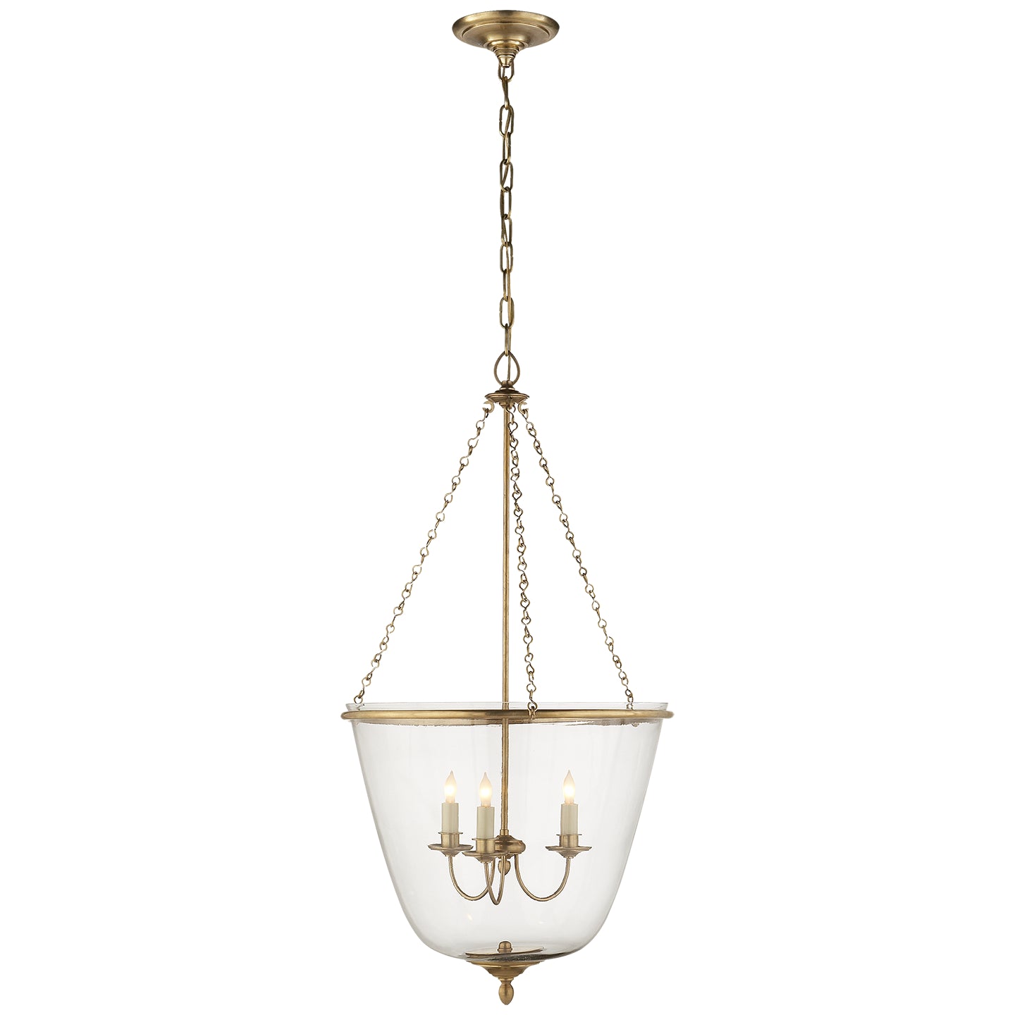 Visual Comfort Signature Canada - ARN 5200HAB - Three Light Lantern - Pondview - Hand-Rubbed Antique Brass