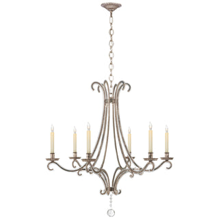 Visual Comfort Signature Canada - CHC 1550BSL-CG - Six Light Chandelier - Oslo - Burnished Silver Leaf