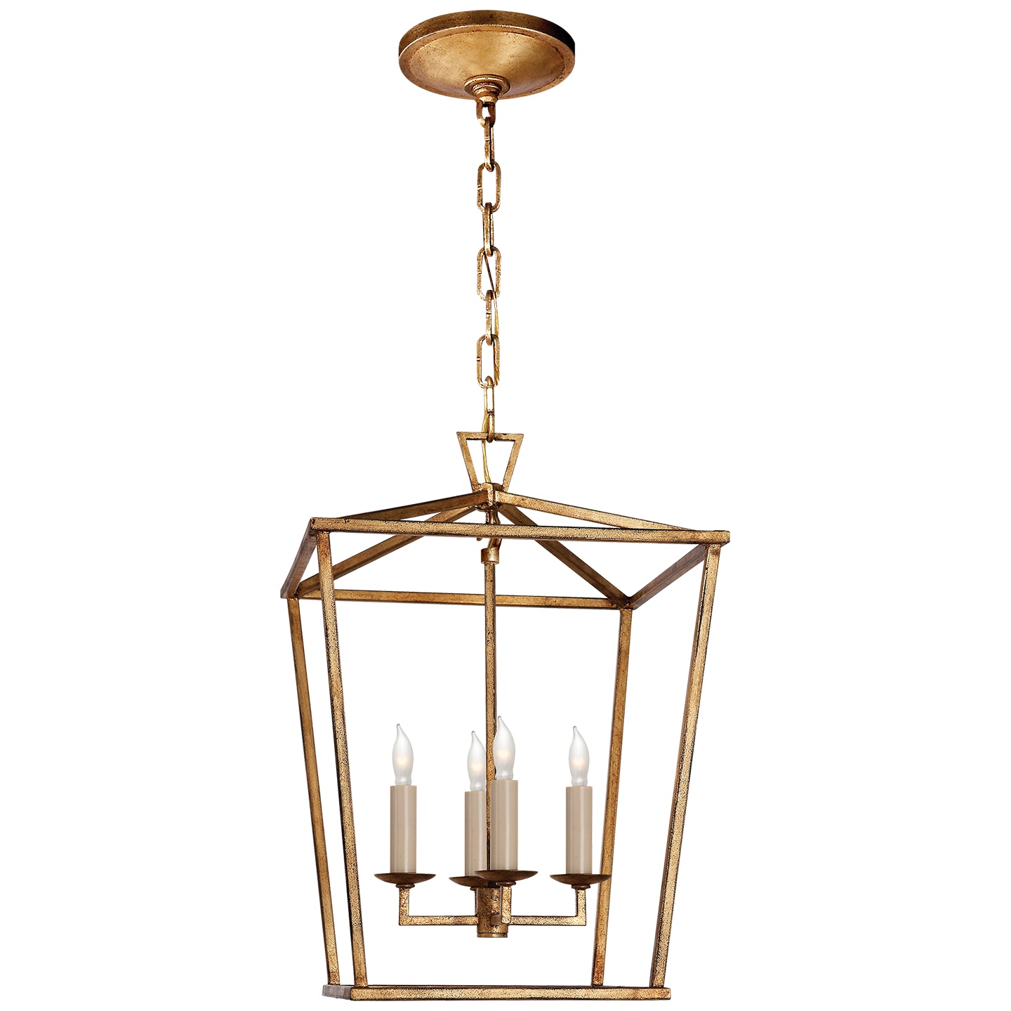 Visual Comfort Signature Canada - CHC 2164GI - Four Light Lantern - Darlana - Gilded Iron