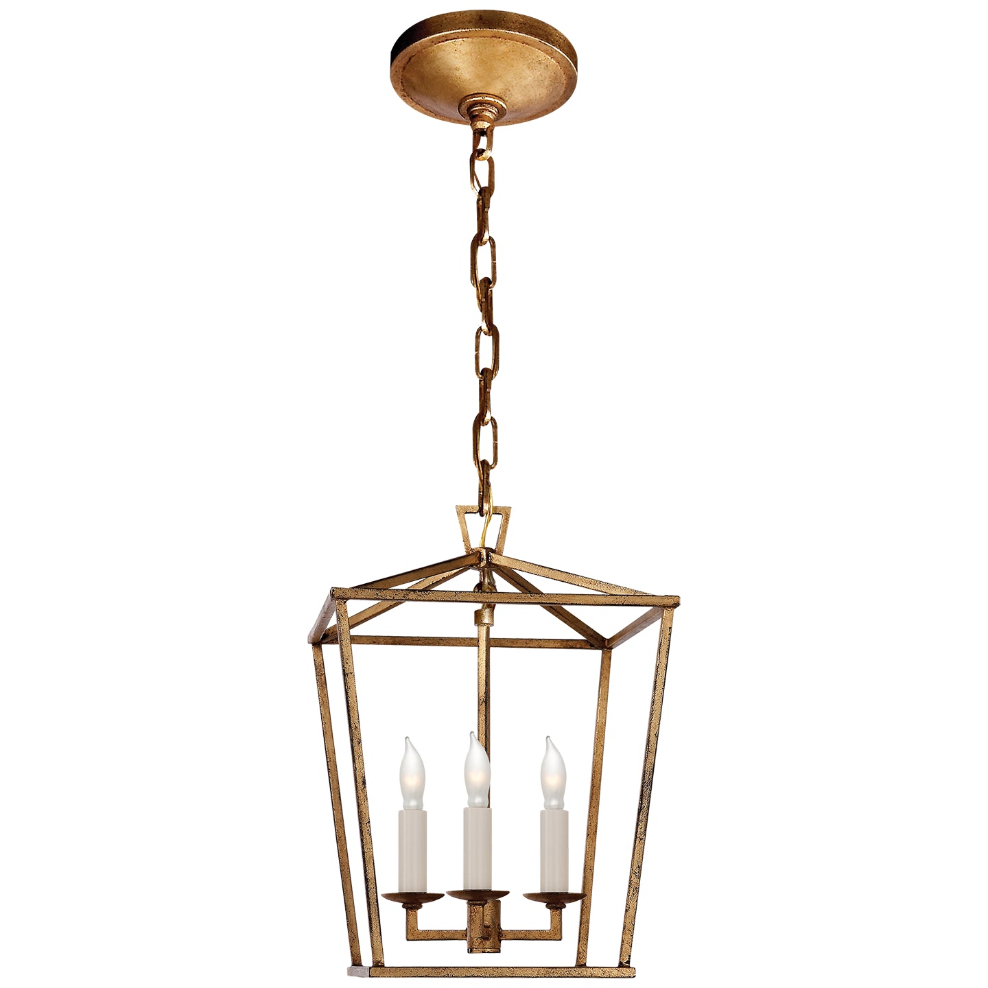 Visual Comfort Signature Canada - CHC 2175GI - Three Light Lantern - Darlana - Gilded Iron