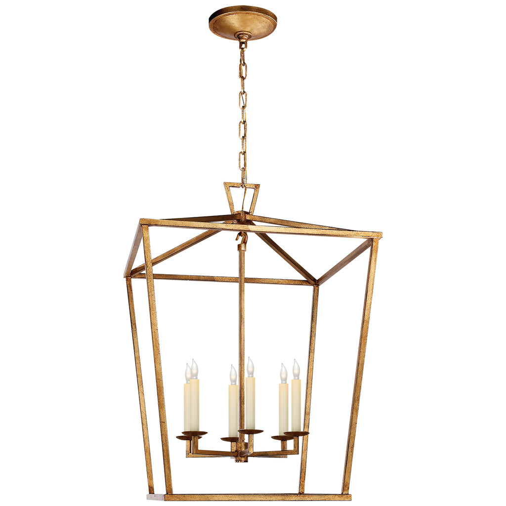 Visual Comfort Signature Canada - CHC 2176GI - Six Light Lantern - Darlana - Gilded Iron