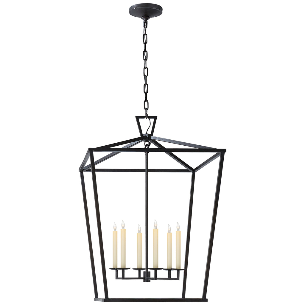 Visual Comfort Signature Canada - CHC 2177AI - Six Light Lantern - Darlana - Aged Iron